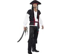 Smiffys - Costume Entendu Mon Capitaine Pirate Taille L