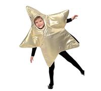 Smiffys Christmas Star Costume, Gold (Size S)
