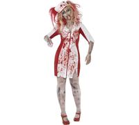 Smiffys - Costume - Femme SM2312 (XL) (Blanc/Rouge)