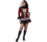 Smiffys - Costume - Femme SM2416 (S) (Rouge/Noir)
