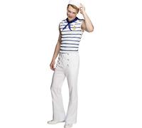 Smiffy's Costume marin Fever – Homme – Blanc – Taille M