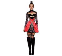 Smiffys - Costume Fever Reine De Coeur