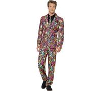 Costume Mr. Léopard Multicolore Homme Large Noir