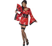 Smiffys Costume geisha vodka, robe et ceinture avec porte-verres à vodka Halloween