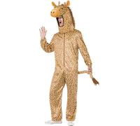 Smiffy's Costume Girafe – Orange, avec combinaison et capuche – Halloween