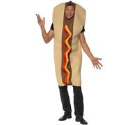 Smiffys Costume Hot Dog géant, Marron, avec Tabard Halloween