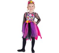Smiffys - Costume Jour des Morts - Fille SM1932 (110-116) (Coloré)