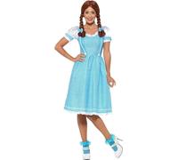 Smiffys - Costume "Kansas" - Femme SM1650 (M) (Blanc/Bleu)