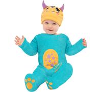 Smiffys - Costume "Petit Monstre" - Bébé SM1664 (9-12 mois (Bébé)) (Bleu)
