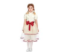 Smiffys Costume poupée en porcelaine, Crème, Robe et ceinture