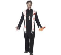 Smiffys - Costume pour homme SM2074 (L) (Noir/Blanc)