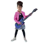 Smiffys Costume rock star glamour, Noir, avec haut et veste Halloween