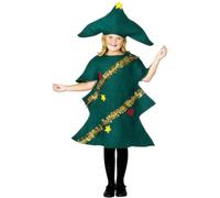 Smiffys Costume sapin de Noël, Vert, avec tunique et chapeau Halloween