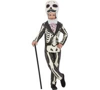 Smiffys Costume senor pastel DOTD, Rose et noir, Veste, haut, pantalon et casque