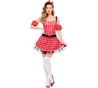 Smiffy's - Déguisement Madame Mouse - Rouge - Taille M