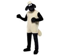 Smiffys Costume Shaun the Sheep, Blanc, avec combinaison-pantalon et coiffe