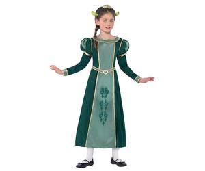 Smiffys Costume Shrek Princess Fiona, Vert, avec robe, diadème et oreilles Halloween, Carnaval