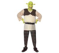 Smiffy's Costume Shrek vert, avec haut, pantalon, mains et masque