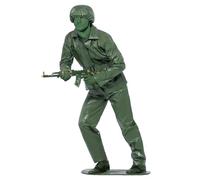 Smiffys Costume soldat jouet, Vert, avec haut, pantalon, ceinture, chapeau et base pour les pieds Halloween, Carnaval