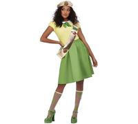 Smiffys Costume space cake, Vert, Robe, Ceinture, Chapeau et Chaussettes Halloween