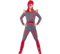 Smiffys - Costume "Space Superstar" SM2900 (M) (Rouge/Bleu/Or)