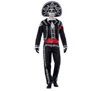 Halloween Mexicain Jour De The Dead Senor OS Costume Déguisement Par Smiffys