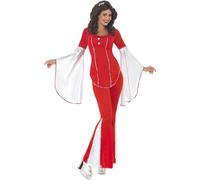 Smiffys - Costume "Super Trooper" - Femme SM2160 (M) (Rouge/Blanc)