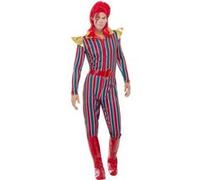 Smiffys Costume superstar de l'espace, multicolore, avec combinaison, ceinture et couvre Multicolore G
