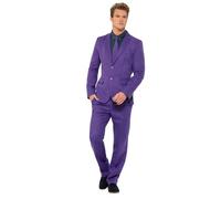 Hommes Violet Debout Sortie Costume Déguisement Adulte Été Festival Costume Neuf