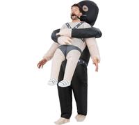 Smiffys - Costumes - Hommes/femmes unie SM2505 (Taille unique) (Noir/Blanc/Gris)