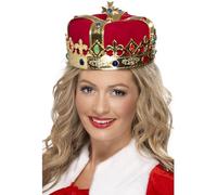 Smiffy's Couronne de reine avec joyaux pour Halloween et Carnaval
