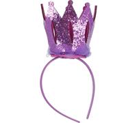 Smiffys - Couronne pour femme - Bandeau, paillettes SM1058 (Taille unique) (Violet)