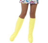 Smiffys Couvre-bottes GoGo, jaune Halloween