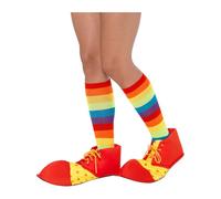 Cirque Clown à Pois Chaussure Housses Accessoire Déguisement Hommes Femmes