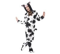 Smiffys Cow Costume, Black & White (Size L)