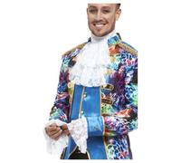 Hommes Unisexe Gothique Gentleman Mayor Dentelle Cravate & Manchette De Blanc