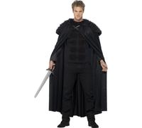 Smiffys Dark Barbarian Costume, Black (Size M)