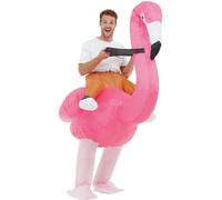 Costume Gonflable De Flamant Rose Pour Fête De Plage Hawaïenne