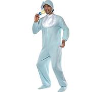 Smiffy's Déguisement grenouillère bébé garçon Halloween bleu avec bonnet et bavoir