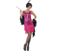 Smiffys Déguisement Charleston femme Rose Taille L