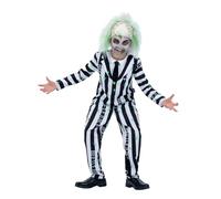 Smiffys Déguisement de Beetlejuice, Veste avec chemise fantaisie, cravate et pantalon