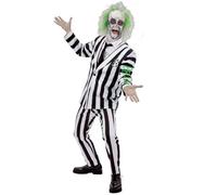 Smiffys Déguisement de Beetlejuice, Veste, pantalon et cravate Halloween