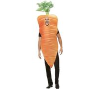 Smiffys Déguisement de carotte de Noël, Orange, avec tabard