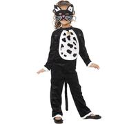 Smiffys - Déguisement de chat - Fille SM1430 (110-116) (Noir/Blanc)