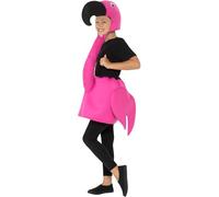 Smiffys Déguisement de flamant rose, Rose, avec col et capuche