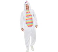 Smiffys Déguisement de licorne, Blanc, avec combinaison à capuche
