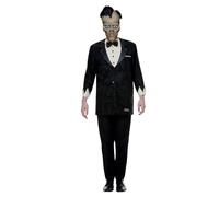 Smiffys Déguisement de Lurch de la Addams Family, Noir, avec haut, pantalon et masque Halloween