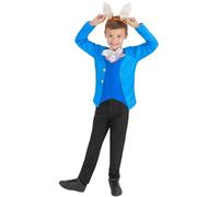 Smiffys Déguisement de Monsieur Lapin, avec veste à faux gilet, foulard et serre-tête 3D