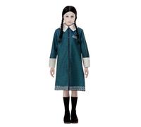 Déguisement Wednesday Famille Addams Fille - Taille: 4-6 Ans (115/128 Cm) Multicolore