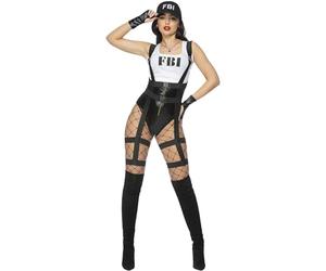Smiffys Déguisement fébrile FBI, Gilet, Harnais Shorts et Cap